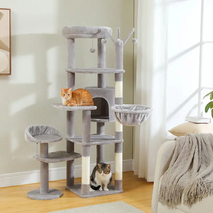 Arbre à chat grande plateforme