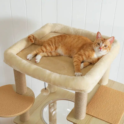 Arbre à chat intérieur bois