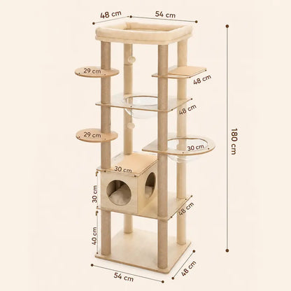 Arbre à chat intérieur bois