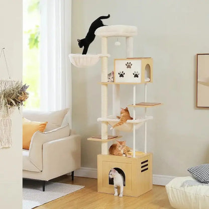Arbre à chat meuble 7 niveaux