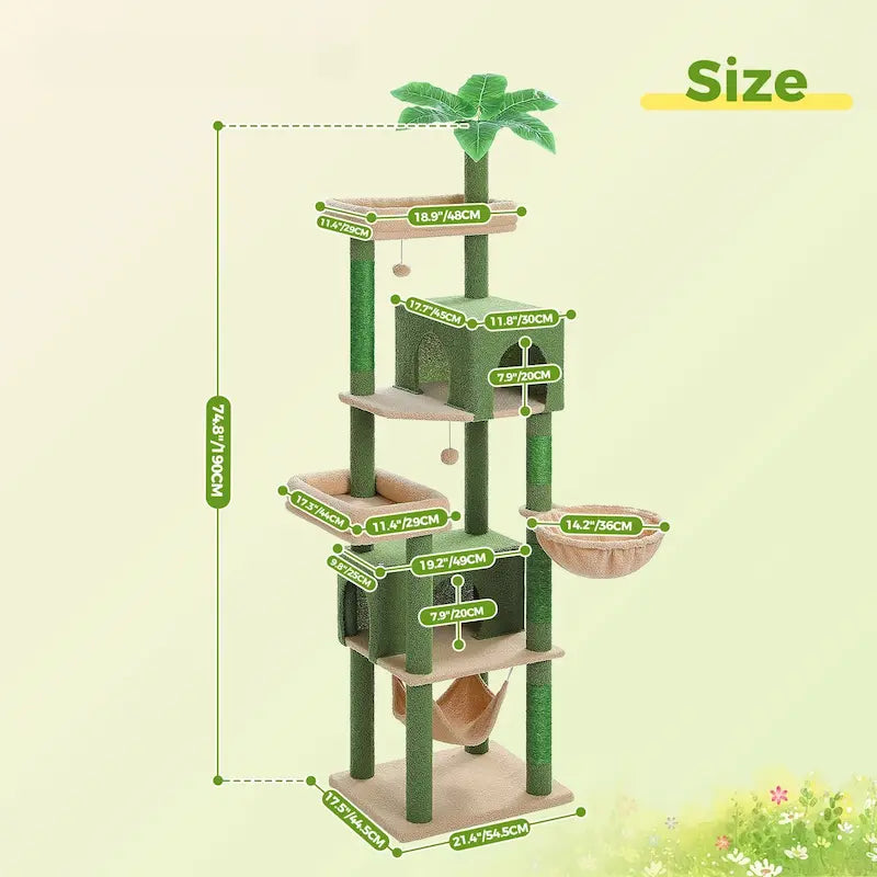 Arbre à chat XXL multi-niveaux