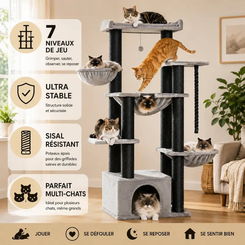 Arbre à chat multi plateforme