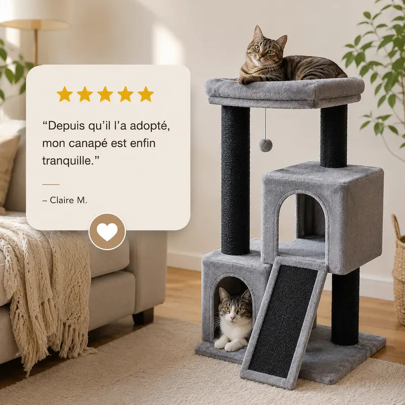 Arbre à chat en sisal