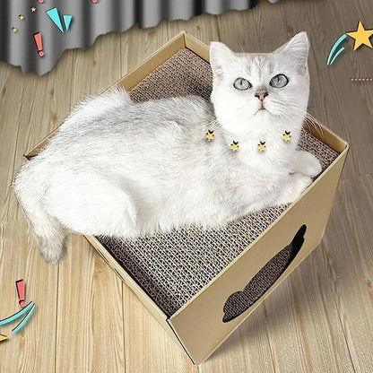 Boîte à gratter chat design