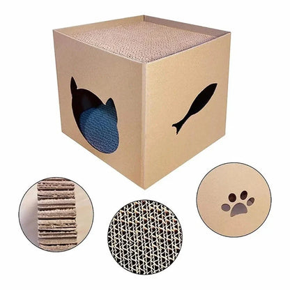 Boîte à gratter chat design