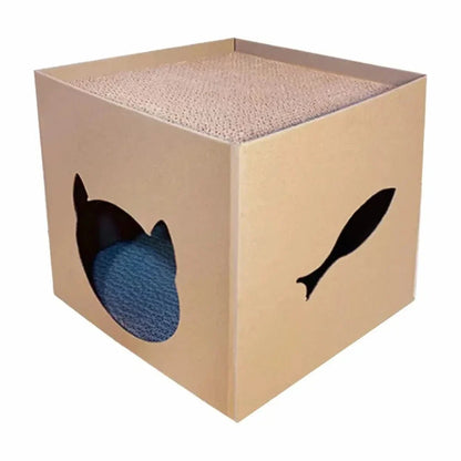 Boîte à gratter chat design