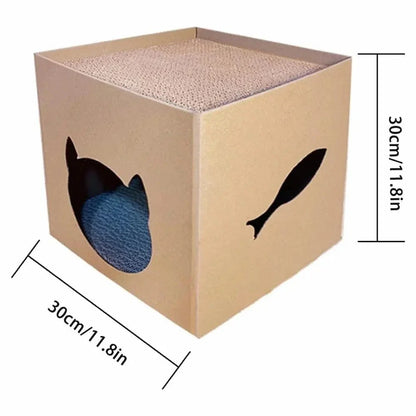Boîte à gratter chat design