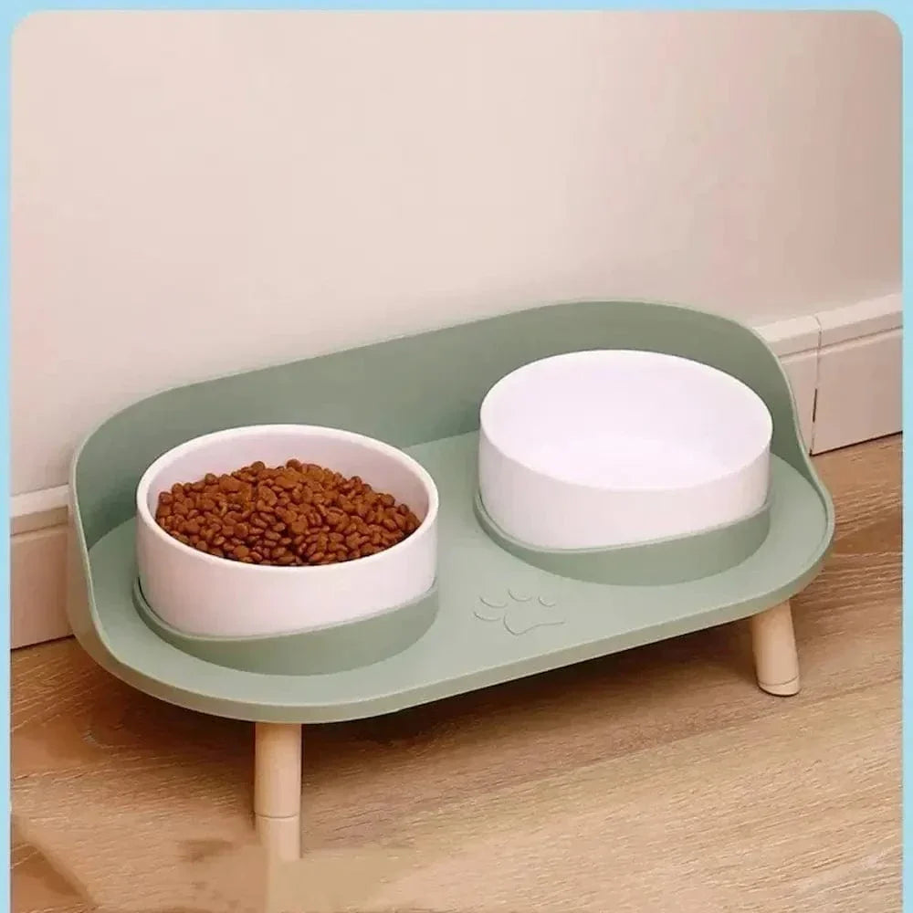 Bol double pour chat - 2-en-1 pratique | DuoBowl