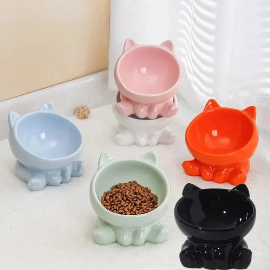 Bol en céramique pour chat - Hygiène naturelle | CeramBowl