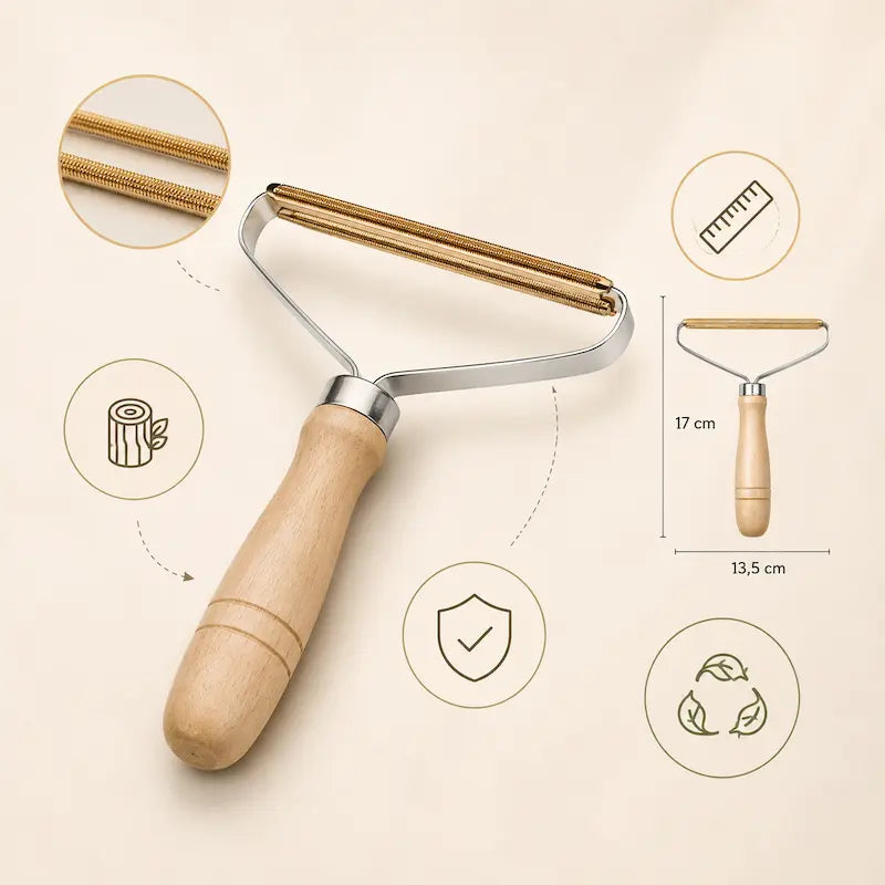 Brosse anti-poils chat