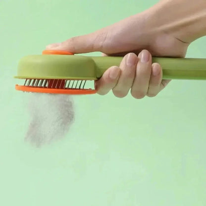 Brosse autonettoyante chat
