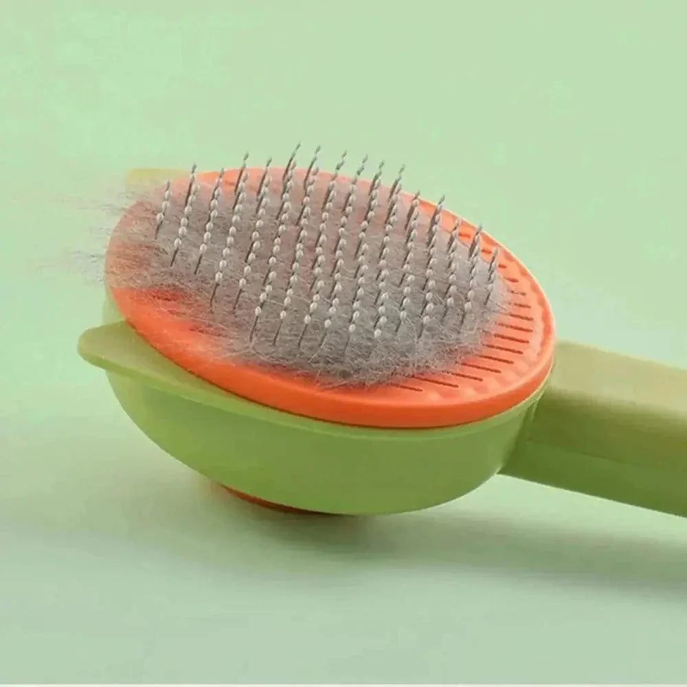 Brosse autonettoyante chat