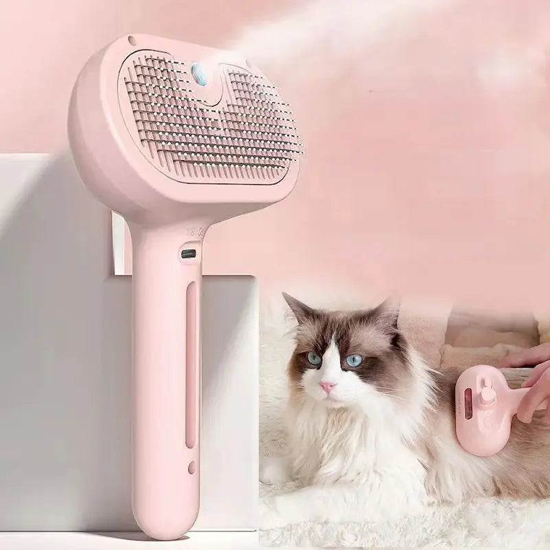 Brosse avec spray - Poils éliminés sans douleur | PetMist