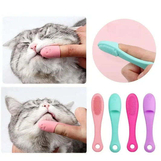 Brosse menton chat - Nettoyage doux & précis | CleanMiaou