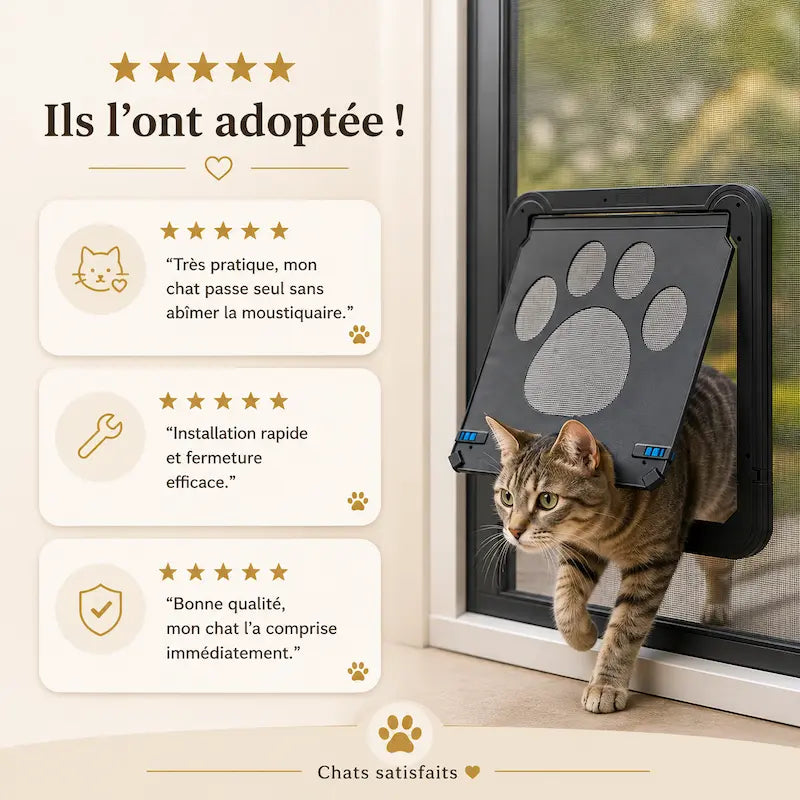 Chatière moustiquaire