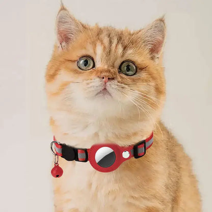 Collier chat AirTag