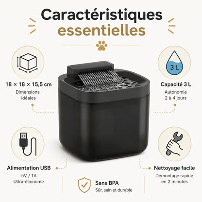 Fontaine eau USB 3L