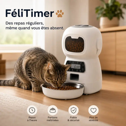 Distributeur croquettes chat programmable