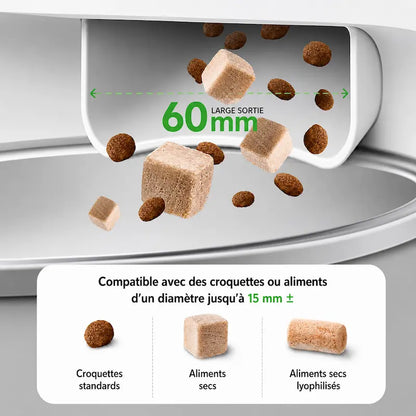 Distributeur de croquettes chat caméra intelligente