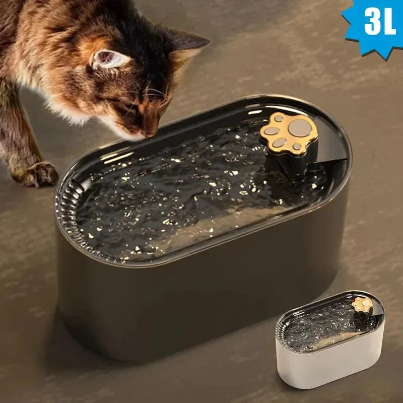 Fontaine à eau chat lumineuse - LED douce | GlowPaws