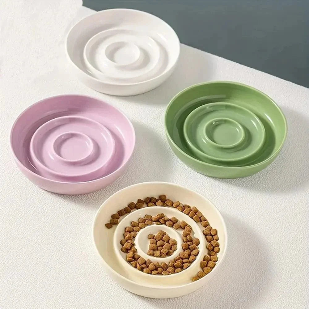 Gamelle anti-glouton chaton - Mange doucement | BabySlow