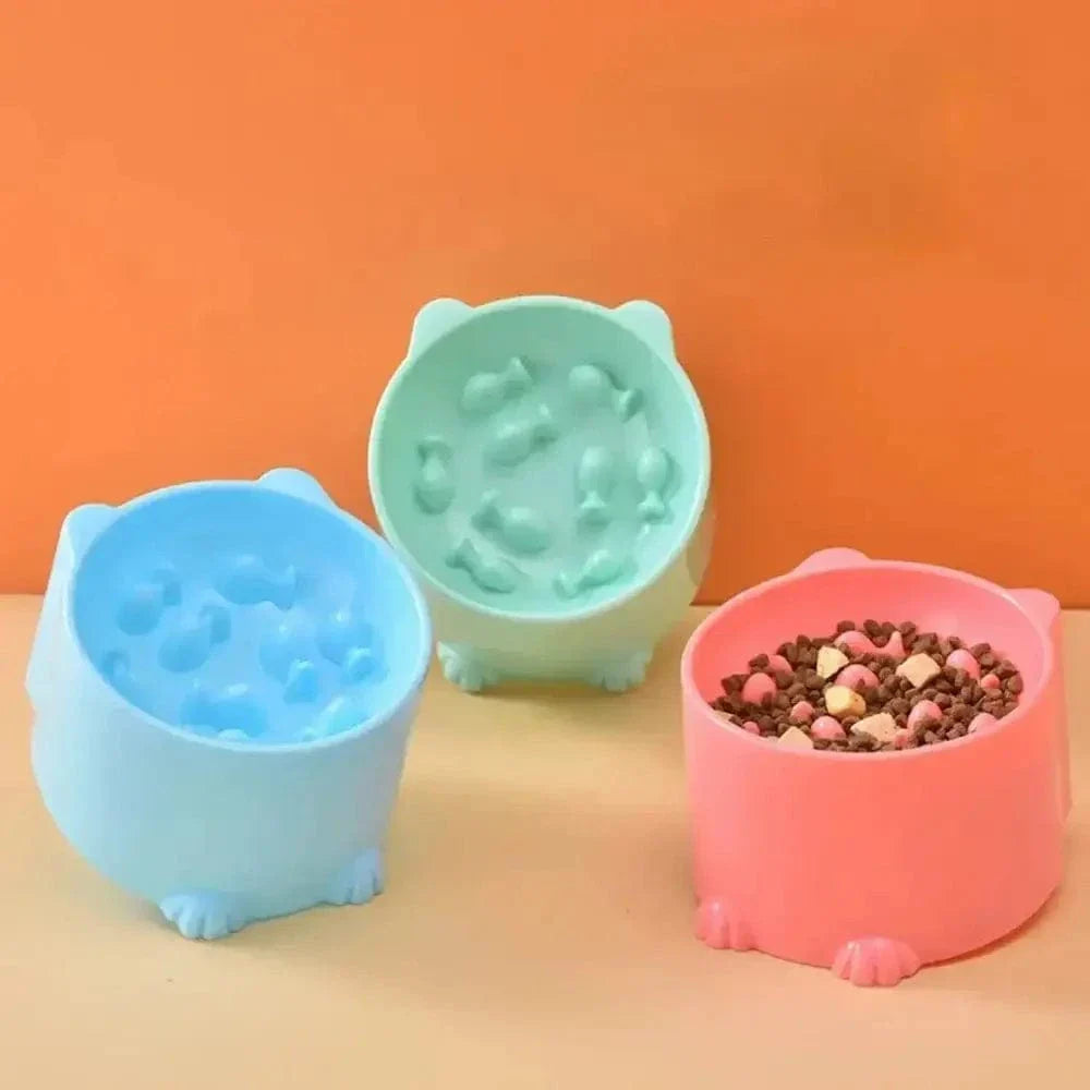 Gamelle anti-glouton surélevée - Digestion lente | SlowBowl