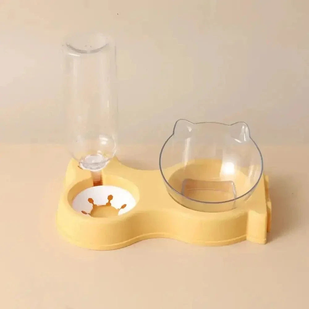 Gamelle chat avec distributeur d'eau
