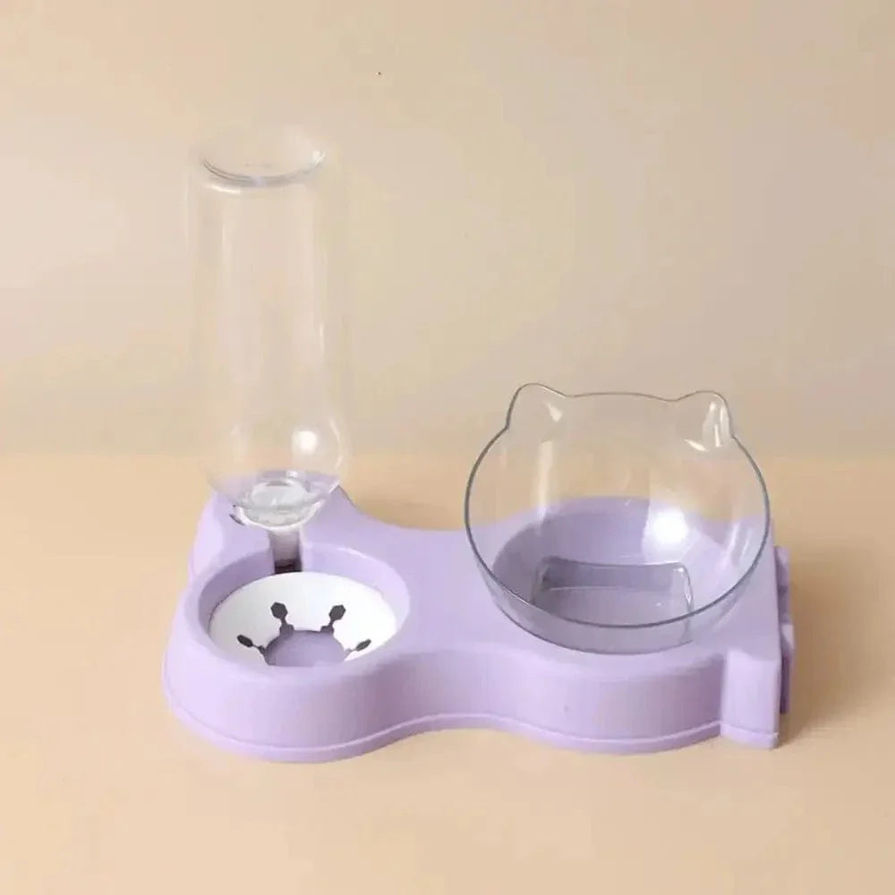 Gamelle chat avec distributeur d'eau
