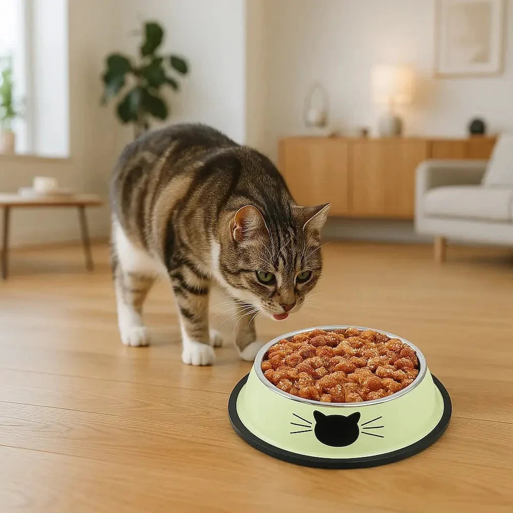 Gamelle inox pour chat - Hygiène maximale | SteelBowl