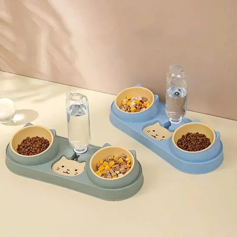 Gamelle pour 2 chats - Anti-conflit | HarmonyFeed