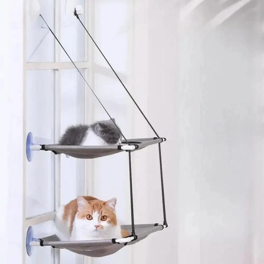 Hamac double pour chat - 2-en-1 confortable | DuoHamac
