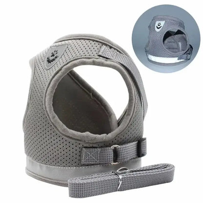 Harnais gilet maille chat