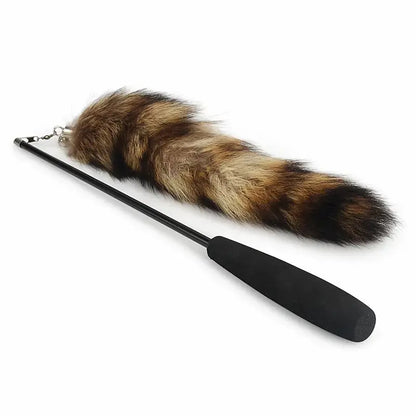 Jouet chat plume renard