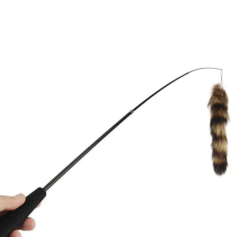 Jouet chat plume renard