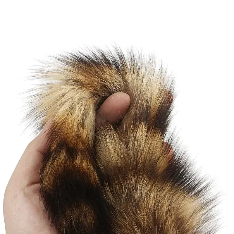 Jouet chat plume renard