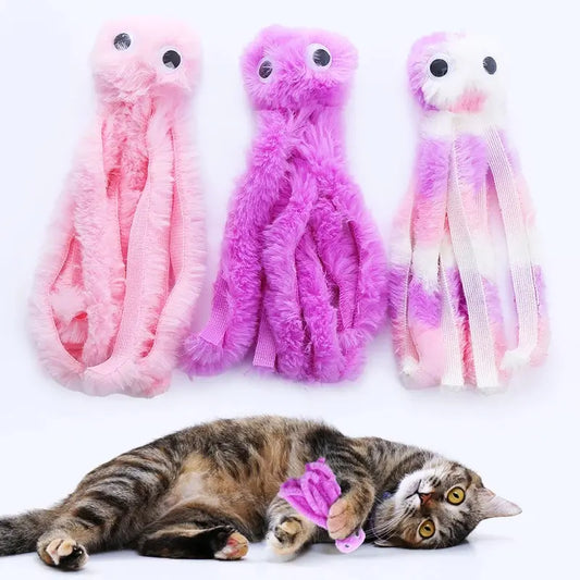 Jouet chat Poulpe - Anti-ennui et amusant | MiaouFun