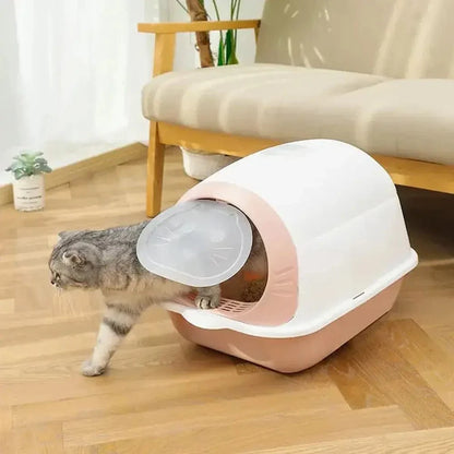 Litière chat fermée anti odeur