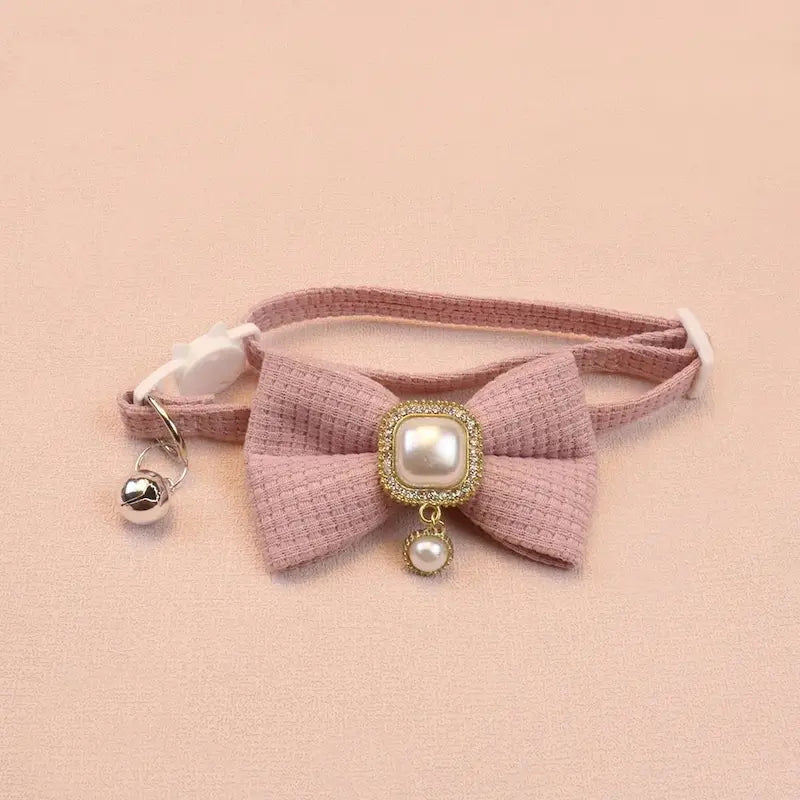 Collier chat nœud papillon