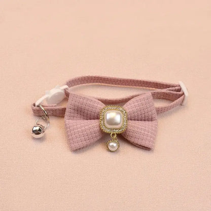 Collier chat nœud papillon