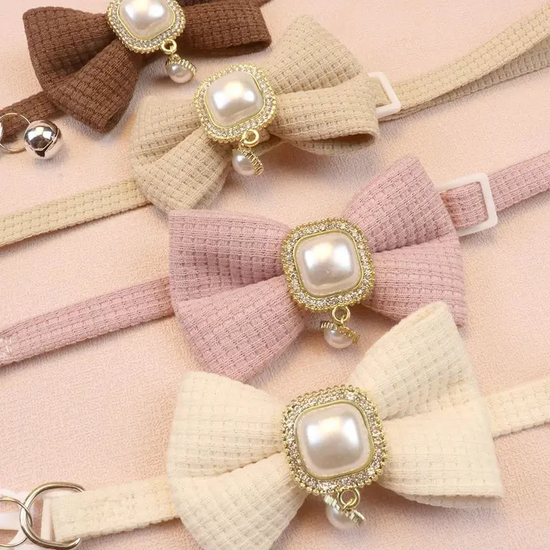 Collier chat nœud papillon - Élégant & réglable | MiaChic