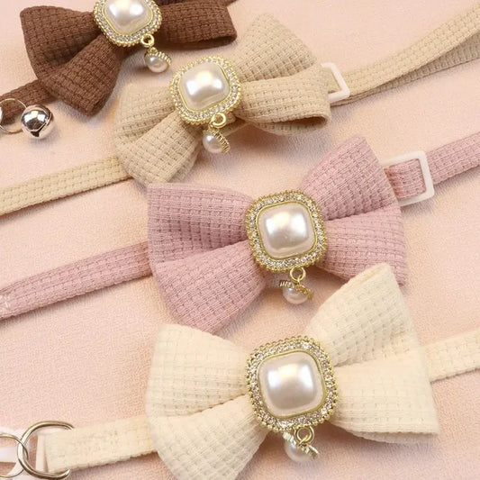 Collier chat nœud papillon - Élégant & réglable | MiaChic
