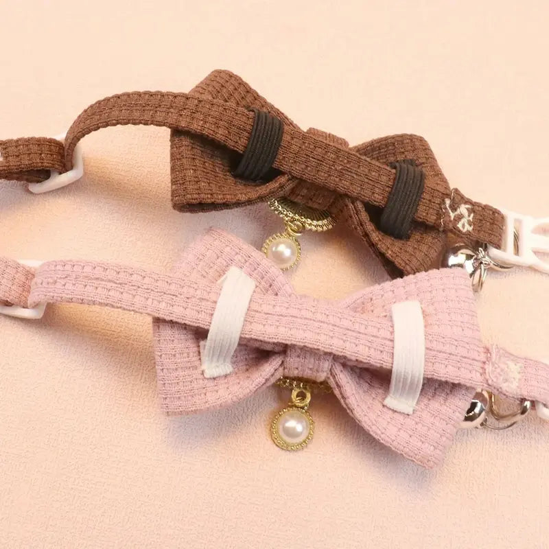 Collier chat nœud papillon