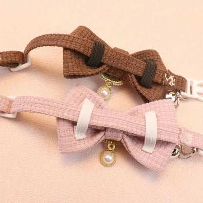 Collier chat nœud papillon