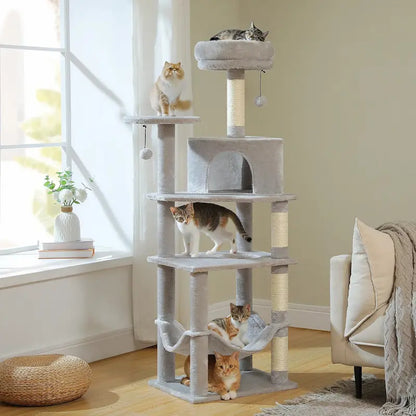 Arbre à chat tour multi-niveaux