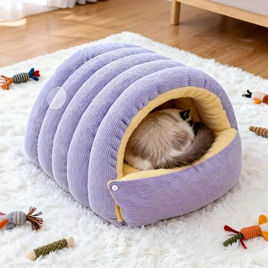 Panier chat hiver chaud - Nid douillet | SnuggleCat