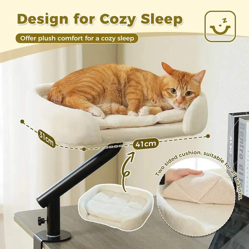 Lit de bureau pour chat
