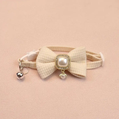 Collier chat nœud papillon