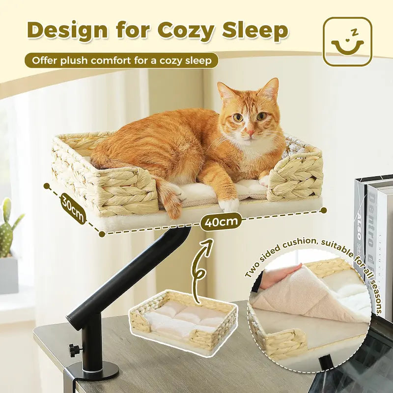 Lit de bureau pour chat