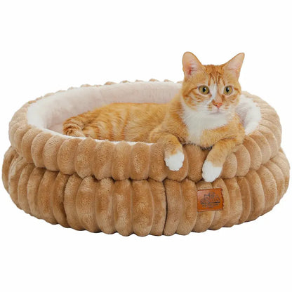 Panier chat rond confortable