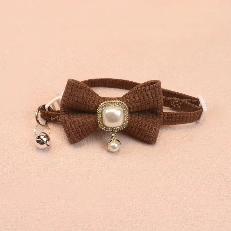 Collier chat nœud papillon
